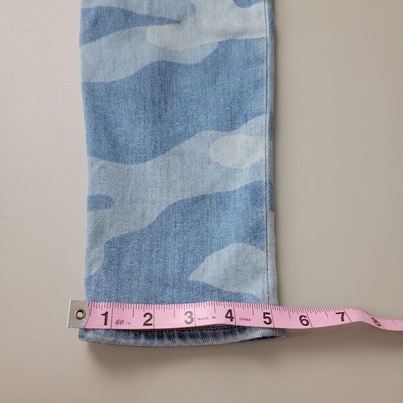 rag & bone Jeans Cate Mid-Rise Faded Camo Ankle Skinny Denim Womens 29 Preppy - Picture 12 of 13
